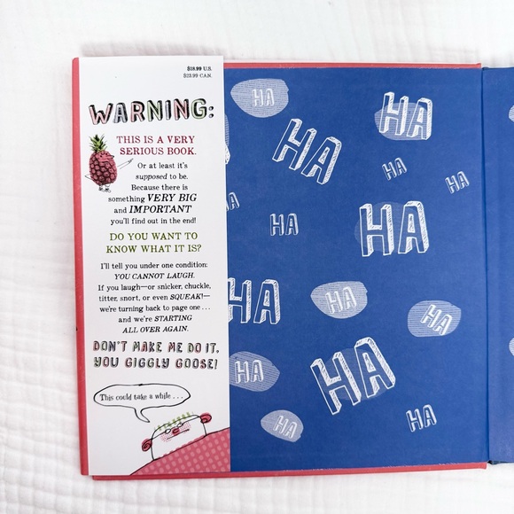 "If You Laugh, I'm Starting This Book Over" kids book by Chris Harris - Picture 2 of 8